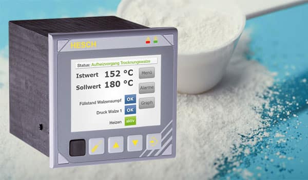 Multifunction controller from HESCH optimises the drying process of casein