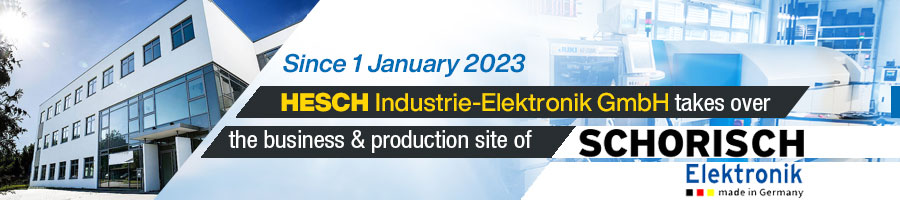 From 1 January 2023 Hesch Industrie-Elektronik Branch Office Wentorf near Hamburg