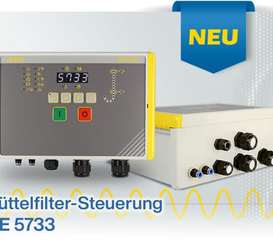 Rüttelfilteranlagen optimal steuern mit der neuen Rüttlersteuerung von AXXERON HESCH electronics