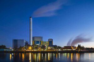 Valve control systems for waste incineration plants